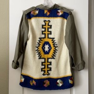 NWT Anthro sweater jacket